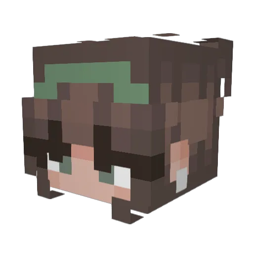 kindaakyle Minecraft avatar head, 3D render