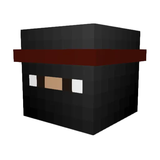 kindahyped Minecraft avatar head, 3D render