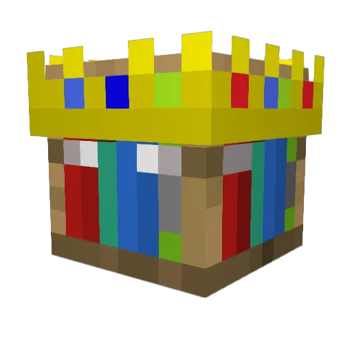 kinderrain Minecraft avatar head, 3D render