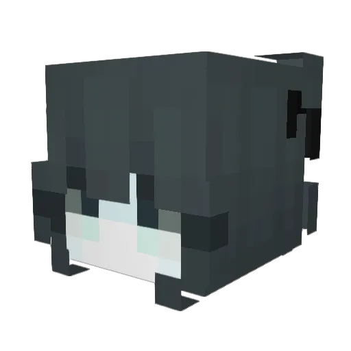kindfoid Minecraft avatar head, 3D render