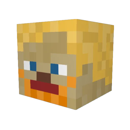 kindgottes92 Minecraft avatar head, 3D render