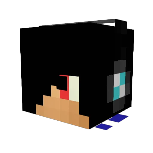 kindsyed Minecraft avatar head, 3D render