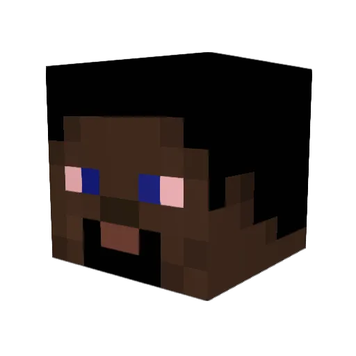 kineserenAloha Minecraft avatar head, 3D render