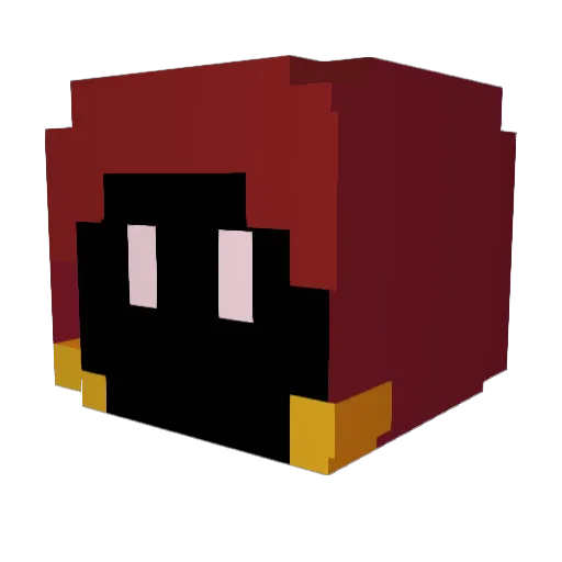 king1_kong Minecraft avatar head, 3D render