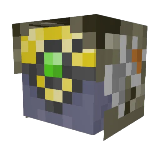 king1hoy Minecraft avatar head, 3D render