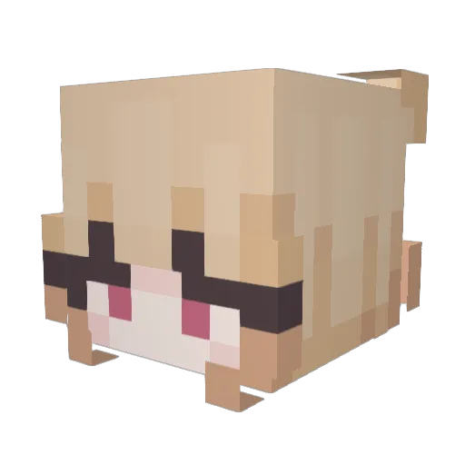king202811 Minecraft avatar head, 3D render