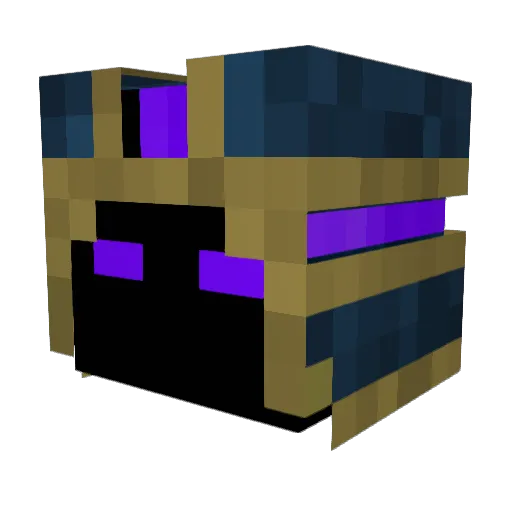 king25b Minecraft avatar head, 3D render