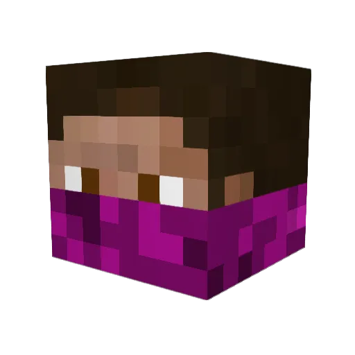king4673 Minecraft avatar head, 3D render