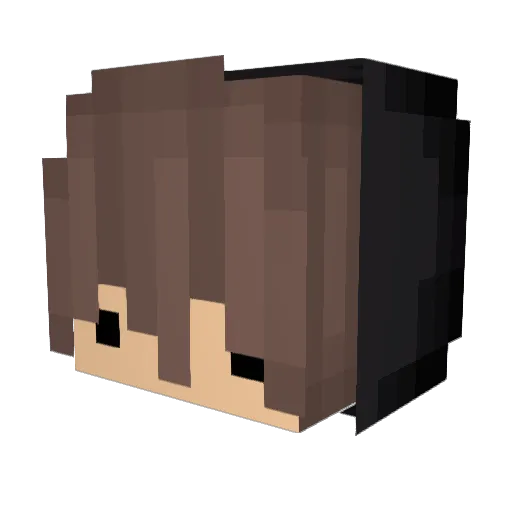 king484 Minecraft avatar head, 3D render