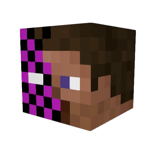 king4lees Minecraft avatar head, 3D render
