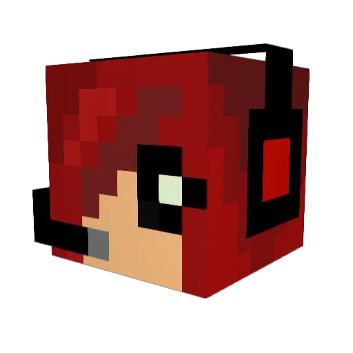 king7810 Minecraft avatar head, 3D render