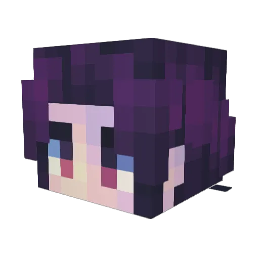 kingD121012 Minecraft avatar head, 3D render