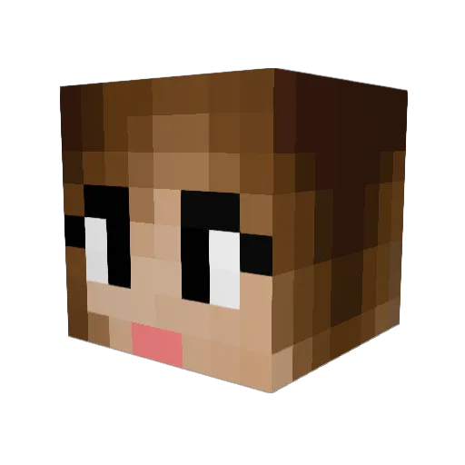 kingDELTA22 Minecraft avatar head, 3D render