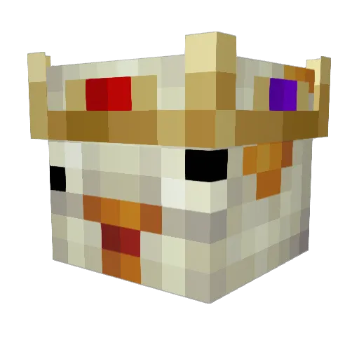 kingJake2006 Minecraft avatar head, 3D render