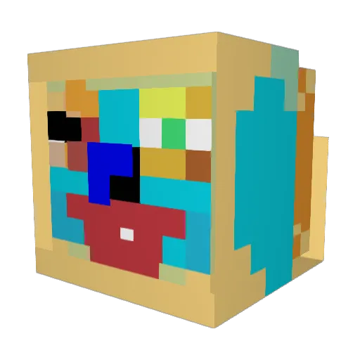 kingPepper35 Minecraft avatar head, 3D render