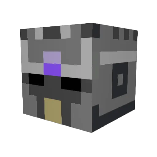 kingZekrom Minecraft avatar head, 3D render