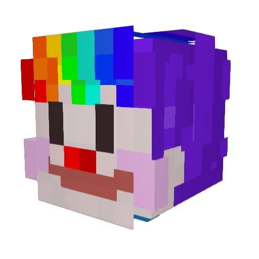 king__gnome Minecraft avatar head, 3D render