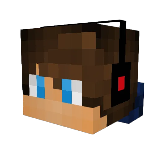 king__mc Minecraft avatar head, 3D render