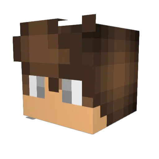 king_brus Minecraft avatar head, 3D render
