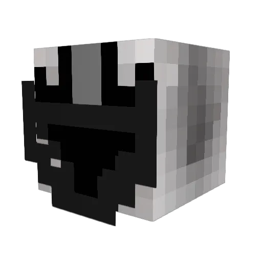 king_clown1 Minecraft avatar head, 3D render