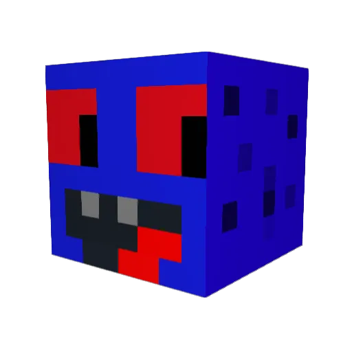 king_conker Minecraft avatar head, 3D render