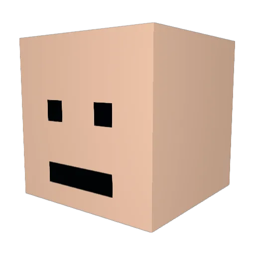 king_crab12 Minecraft avatar head, 3D render