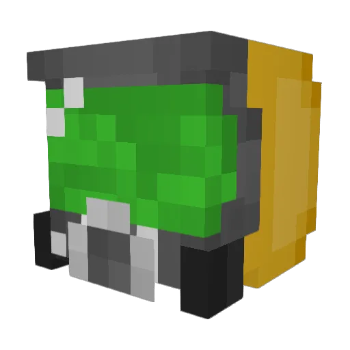 king_kiid Minecraft avatar head, 3D render