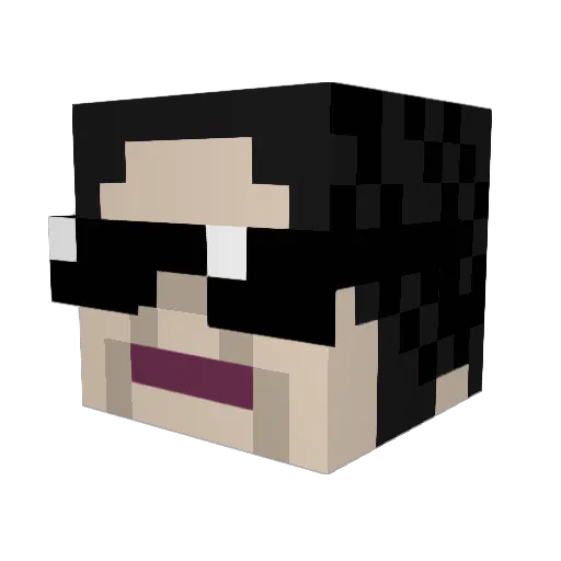 king_nimi Minecraft avatar head, 3D render
