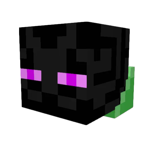 king_of_riots Minecraft avatar head, 3D render