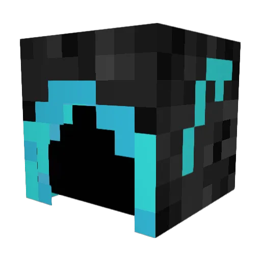 king_pat_alt Minecraft avatar head, 3D render