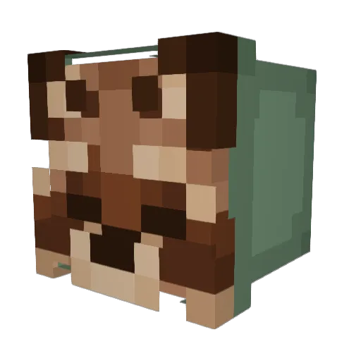 king_pupz10 Minecraft avatar head, 3D render