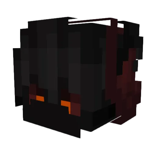 king_the_loser Minecraft avatar head, 3D render