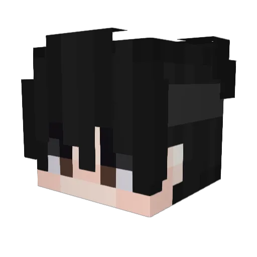 kingardaa Minecraft avatar head, 3D render
