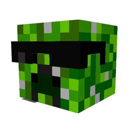 kingawesome100 Minecraft avatar head, 3D render