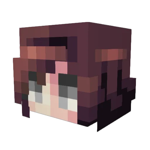 kingawsome_16 Minecraft avatar head, 3D render