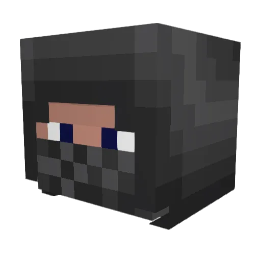 kingblock123 Minecraft avatar head, 3D render