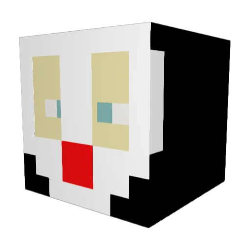 kingbob3412 Minecraft avatar head, 3D render