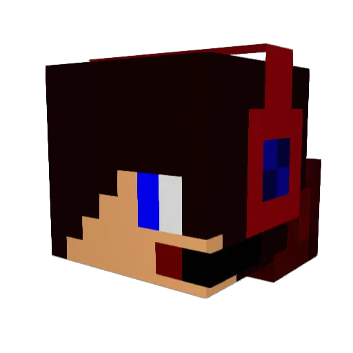 kingboss1010 Minecraft avatar head, 3D render