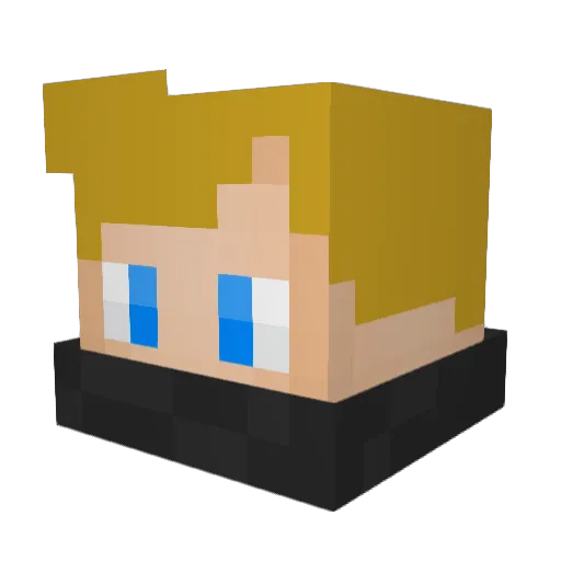 kingbro321 Minecraft avatar head, 3D render