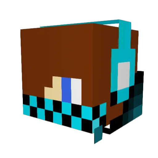 kingcampslayer Minecraft avatar head, 3D render