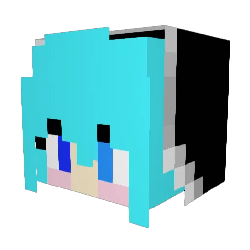 kingchen0 Minecraft avatar head, 3D render