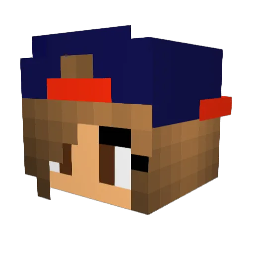 kingcorn9721 Minecraft avatar head, 3D render