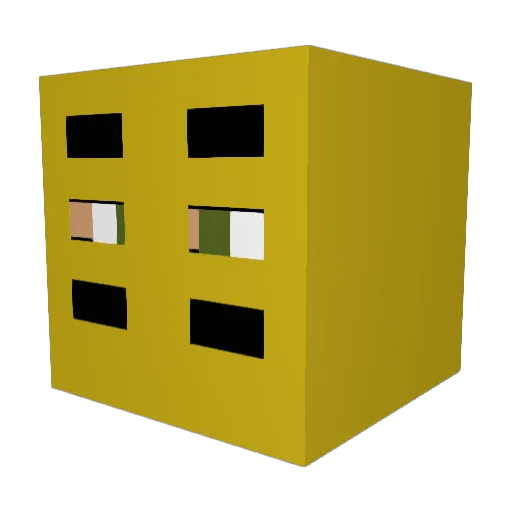 kingcrafter711 Minecraft avatar head, 3D render