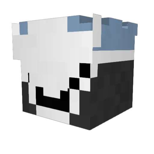 kingd57 Minecraft avatar head, 3D render