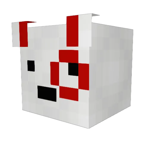 kingdax Minecraft avatar head, 3D render
