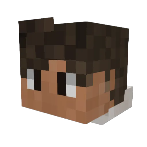 kingdemonst974 Minecraft avatar head, 3D render