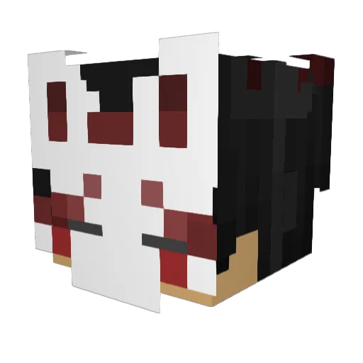 kingdomFrog Minecraft avatar head, 3D render