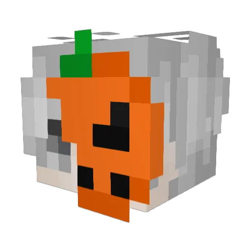 kingdoole Minecraft avatar head, 3D render