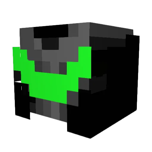 kingdragonboss Minecraft avatar head, 3D render