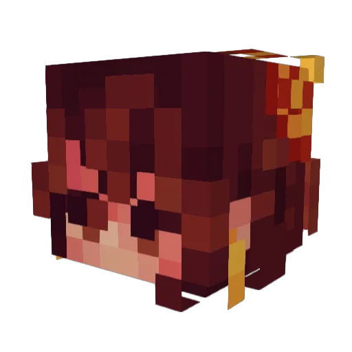 kingdrakness01 Minecraft avatar head, 3D render